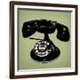 Telephone 2 v2-Tina Carlson-Framed Art Print