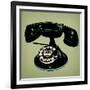 Telephone 2 v2-Tina Carlson-Framed Art Print