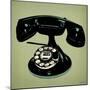 Telephone 2 v2-Tina Carlson-Mounted Art Print