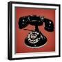 Telephone 2 v3-Tina Carlson-Framed Art Print