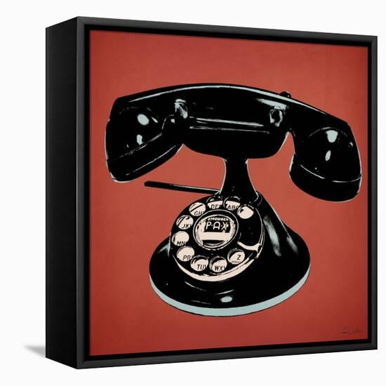 Telephone 2 v3-Tina Carlson-Framed Stretched Canvas