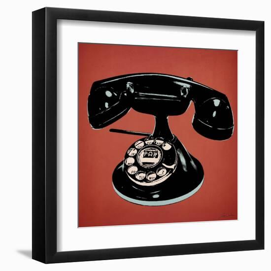 Telephone 2 v3-Tina Carlson-Framed Art Print