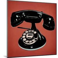 Telephone 2 v3-Tina Carlson-Mounted Art Print