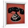 Telephone 2 v3-Tina Carlson-Framed Art Print