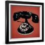 Telephone 2 v3-Tina Carlson-Framed Art Print