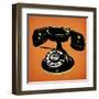 Telephone 2 v4-Tina Carlson-Framed Art Print