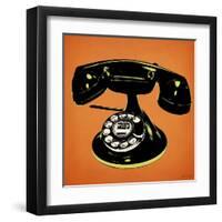 Telephone 2 v4-Tina Carlson-Framed Art Print