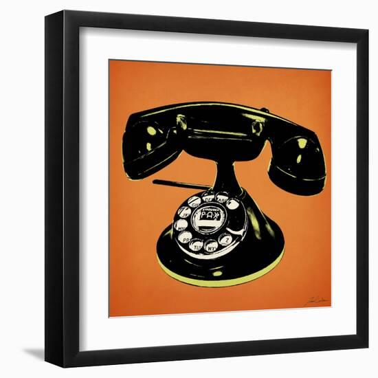 Telephone 2 v4-Tina Carlson-Framed Art Print