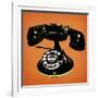 Telephone 2 v4-Tina Carlson-Framed Art Print