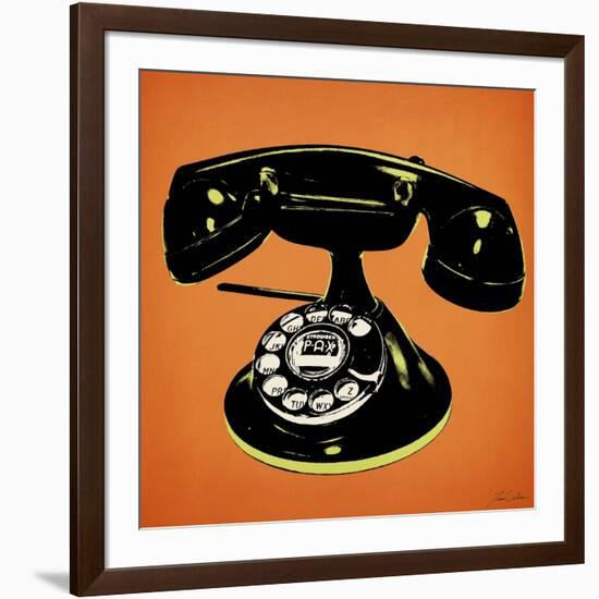 Telephone 2 v4-Tina Carlson-Framed Art Print