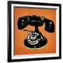 Telephone 2 v4-Tina Carlson-Framed Art Print