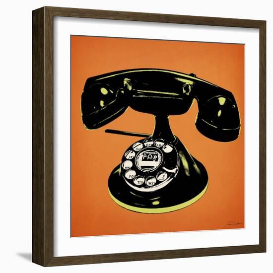 Telephone 2 v4-Tina Carlson-Framed Art Print