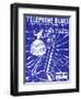 Telephone Blues Sheet Music, USA, 1920-null-Framed Giclee Print