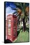 Telephone Booth, Bermuda-George Oze-Framed Stretched Canvas