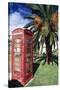 Telephone Booth, Bermuda-George Oze-Stretched Canvas