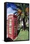 Telephone Booth, Bermuda-George Oze-Framed Stretched Canvas