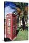 Telephone Booth, Bermuda-George Oze-Stretched Canvas