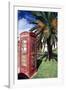 Telephone Booth, Bermuda-George Oze-Framed Premium Photographic Print