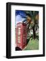 Telephone Booth, Bermuda-George Oze-Framed Photographic Print