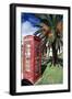 Telephone Booth, Bermuda-George Oze-Framed Photographic Print