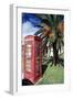 Telephone Booth, Bermuda-George Oze-Framed Photographic Print