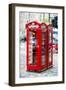 Telephone Booth - In the Style of Oil Painting-Philippe Hugonnard-Framed Giclee Print