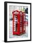 Telephone Booth - In the Style of Oil Painting-Philippe Hugonnard-Framed Giclee Print