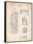 Telephone Booth Patent-Cole Borders-Framed Stretched Canvas