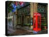 Telephone Booth, Savannah, Georgia, USA-Joanne Wells-Stretched Canvas