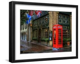 Telephone Booth, Savannah, Georgia, USA-Joanne Wells-Framed Premium Photographic Print