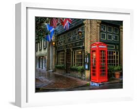 Telephone Booth, Savannah, Georgia, USA-Joanne Wells-Framed Premium Photographic Print