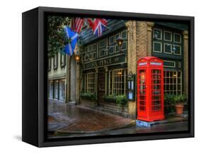 Telephone Booth, Savannah, Georgia, USA-Joanne Wells-Framed Stretched Canvas