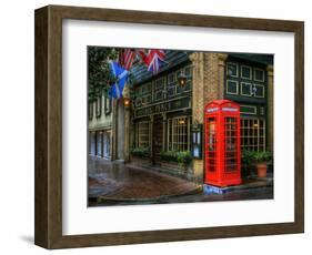 Telephone Booth, Savannah, Georgia, USA-Joanne Wells-Framed Photographic Print