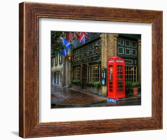 Telephone Booth, Savannah, Georgia, USA-Joanne Wells-Framed Photographic Print