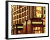 Telephone Booths in Front Store, London, England-Walter Bibikow-Framed Photographic Print