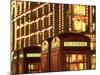 Telephone Booths in Front Store, London, England-Walter Bibikow-Mounted Photographic Print