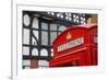 Telephone Box on Northgate Street, Chester, Cheshire, England, United Kingdom, Europe-Frank Fell-Framed Photographic Print