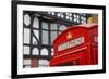 Telephone Box on Northgate Street, Chester, Cheshire, England, United Kingdom, Europe-Frank Fell-Framed Photographic Print