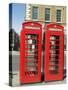 Telephone Boxes, London, England, United Kingdom-Ethel Davies-Stretched Canvas