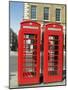 Telephone Boxes, London, England, United Kingdom-Ethel Davies-Mounted Photographic Print