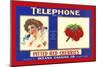 Telephone Brand Pitted Red Cherries Packed In Shelby, Michigan-null-Mounted Premium Giclee Print