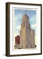 Telephone Building, Minneapolis, Minnesota-null-Framed Art Print