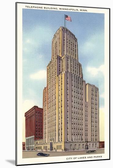 Telephone Building, Minneapolis, Minnesota-null-Mounted Art Print