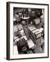 Telephone Operators Consulting Local and Long Distance Books and Directories, New York Telephone Co-Margaret Bourke-White-Framed Photographic Print