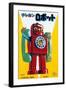 Telephone Robot-null-Framed Art Print