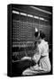 Telephone Switchboard Operator, 1914-Science Photo Library-Framed Stretched Canvas