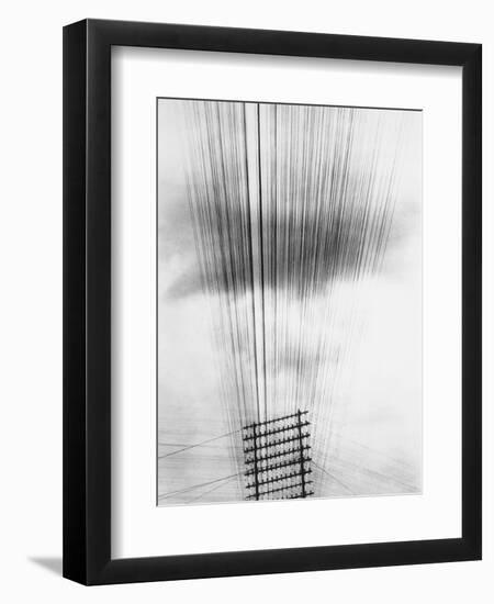 Telephone Wires, Mexico, 1925-Tina Modotti-Framed Premium Giclee Print