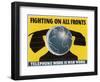 Telephone Work Is War Work-null-Framed Art Print