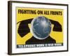 Telephone Work Is War Work-null-Framed Art Print