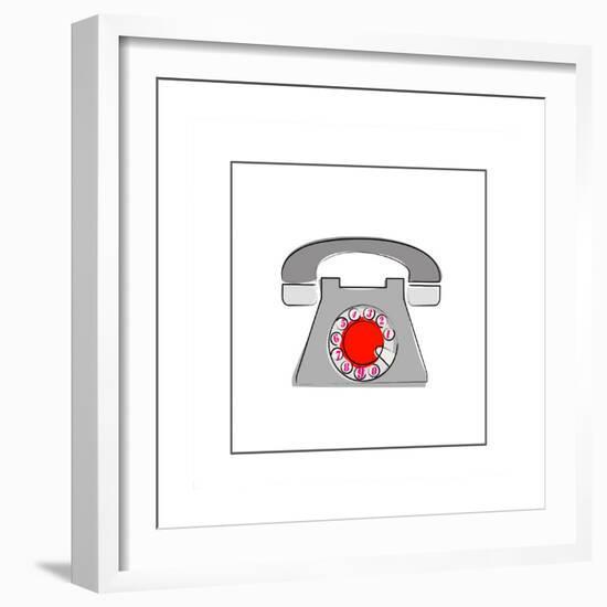 Telephone-null-Framed Giclee Print